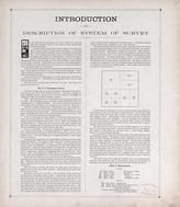 Introduction & Description of System of Survey, Vigo County 1907